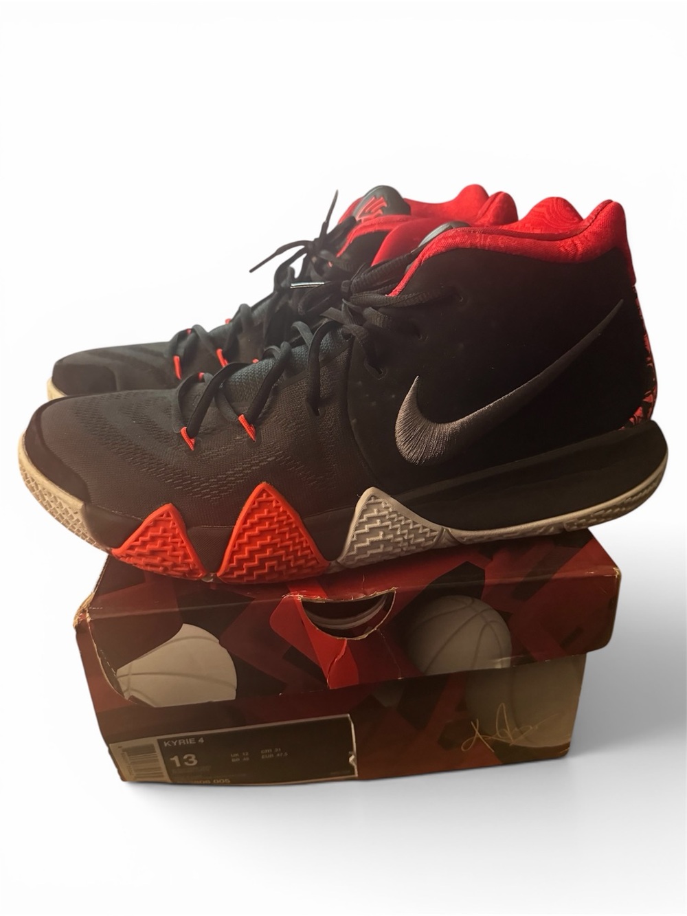 Nike Kyrie Black and Red Men's Basketball Shoes